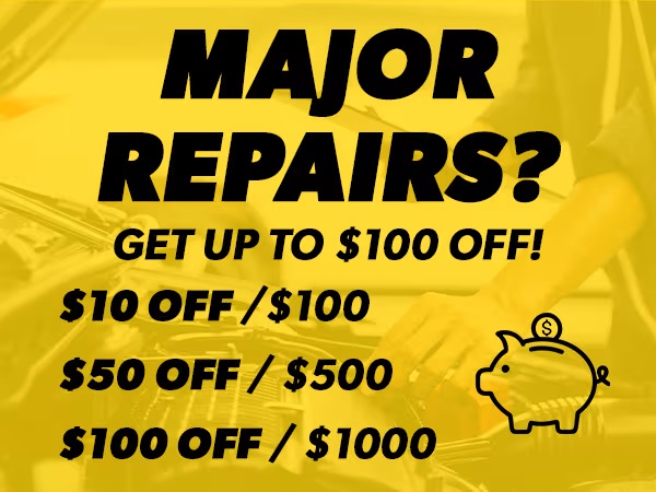 Meineke Car Care | Coupon | Major Repair Discounts